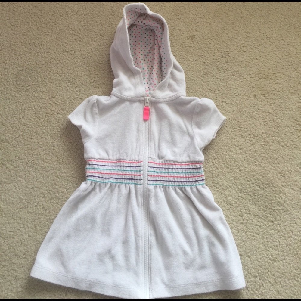 Toddlers bathing suit cover up jacket