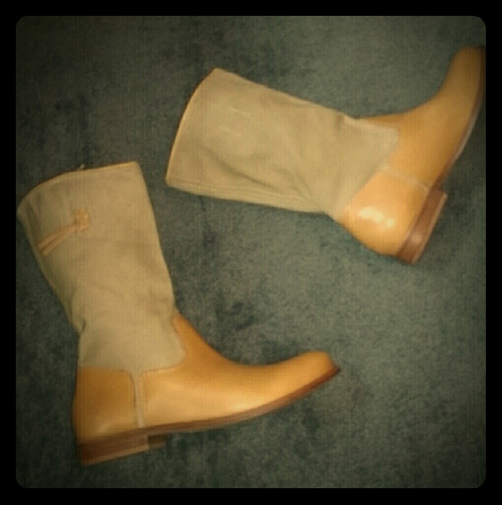 Cute Leather Boots Mid-calf New
