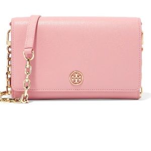NWT Tory Burch baby-pink Robinson shoulder bag