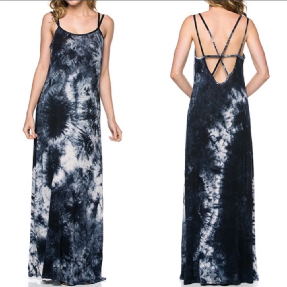 🌟Just In🌟Navy Tie dye Maxi Dress.