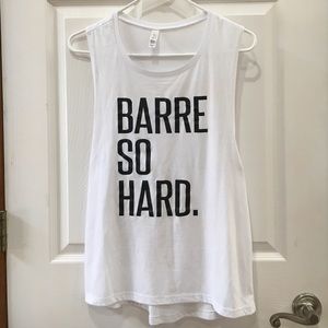 BARRE SO HARD muscle top