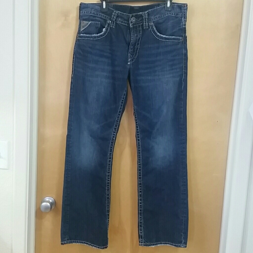 ⚡️SALE⚡️MEN's Silver Gordie Jeans