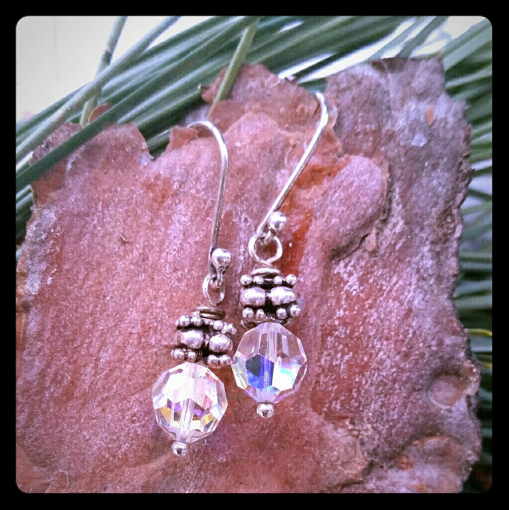 SOLD!! CRYSTAL EARRINGS!