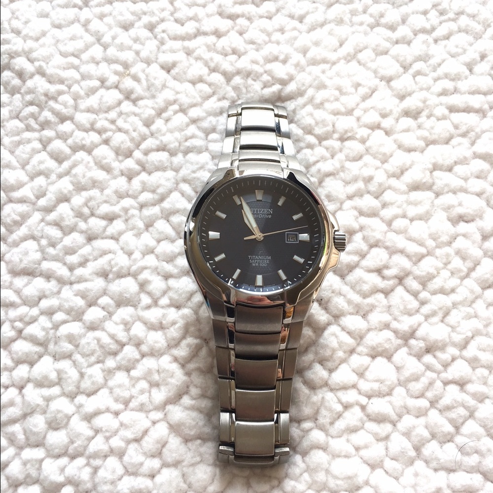 Men's Citizen Titanium Sapphire Eco-Drive Watch