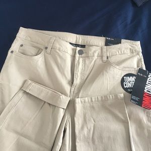 Style & co. Khaki skinny leg pants