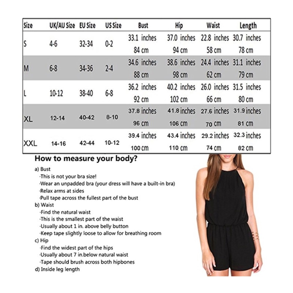❗️LAST❗️Blue halter keyhole open back romper - Picture 3 of 5