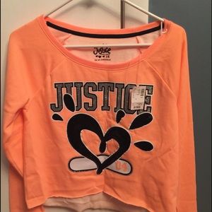 Justice girls sweatshirt