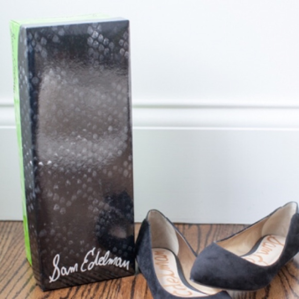 Sam Edelman Rae Black Suede Flats - Picture 4 of 4