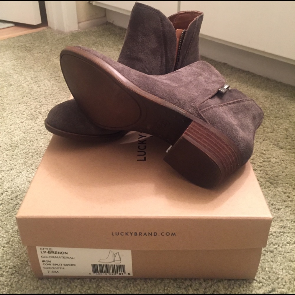 Lucky Brand suede boots