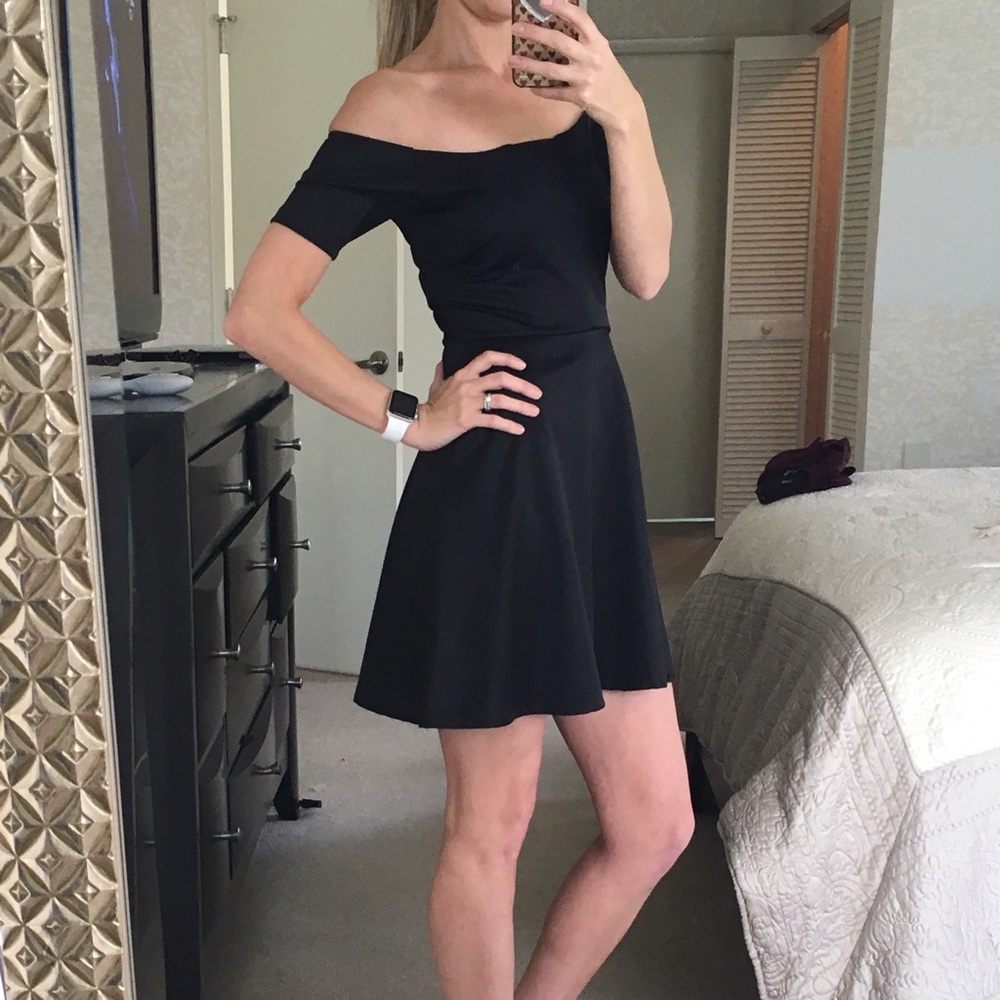 Women's little black dress