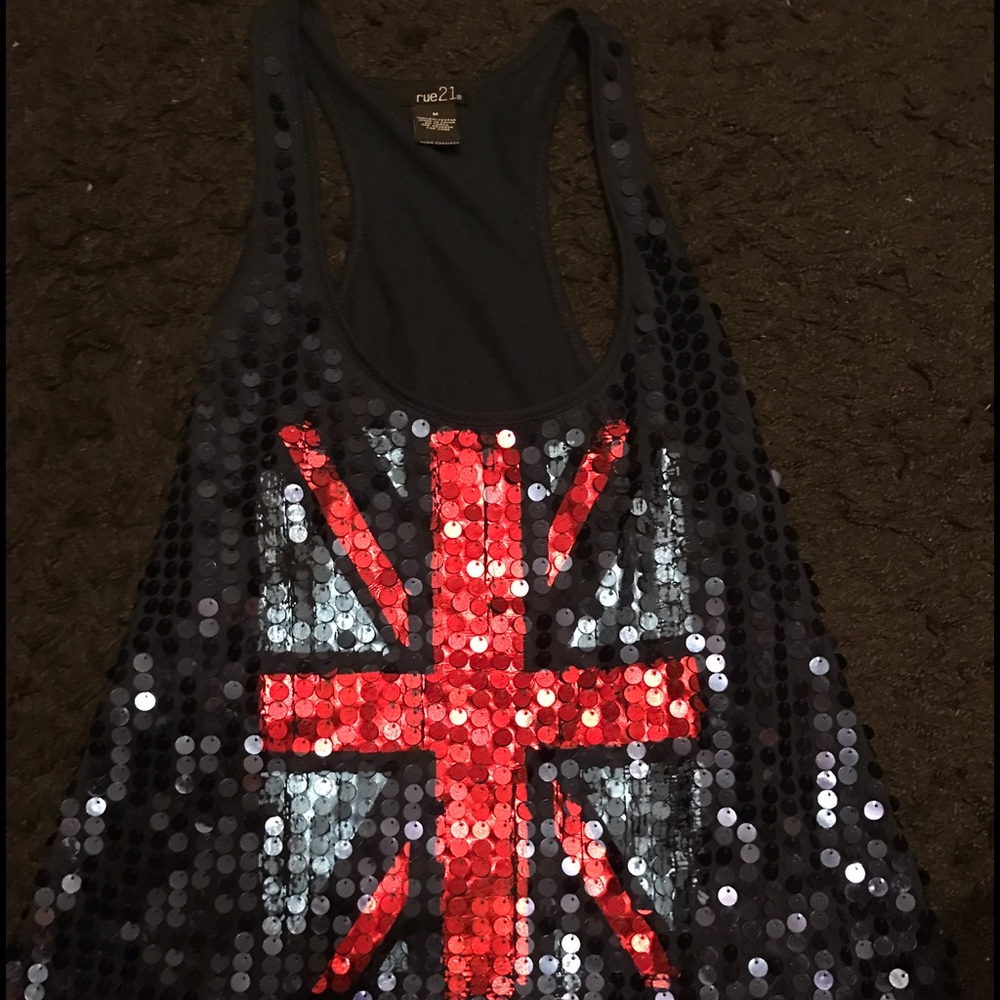 London flag tank top