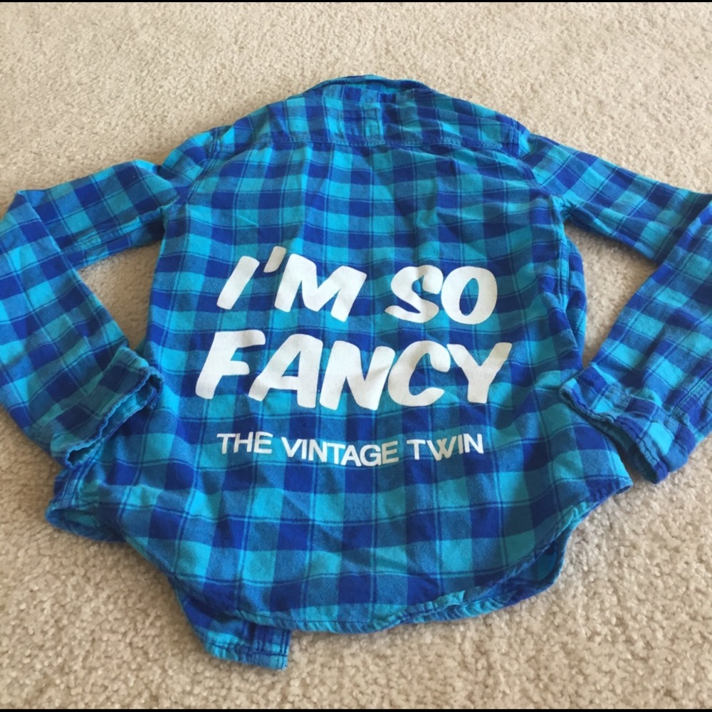 Girls Hollister flannel shirt