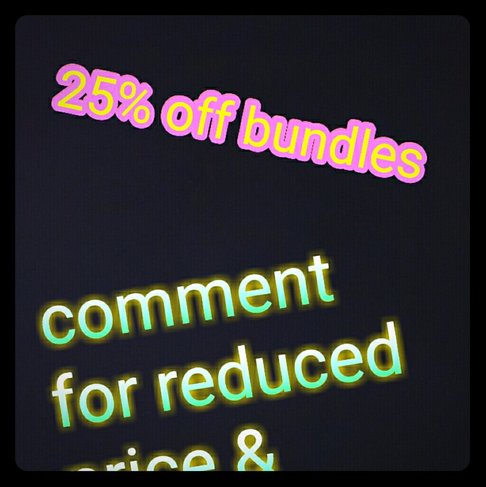 25% bundles of 2 items or more!!