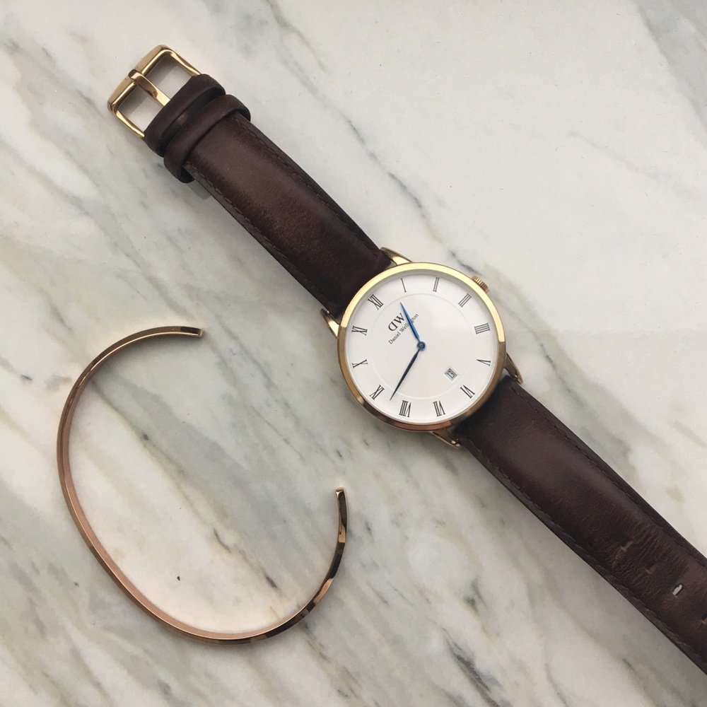 Daniel Wellington watch and matching cuff