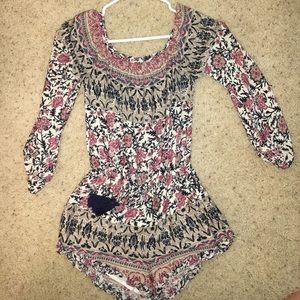 Long sleeve romper