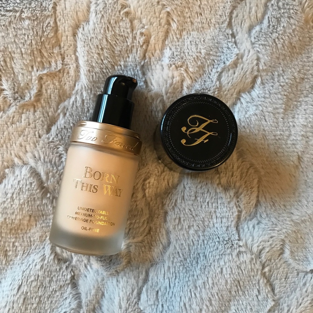 Too faced born this way foundation in shade snow