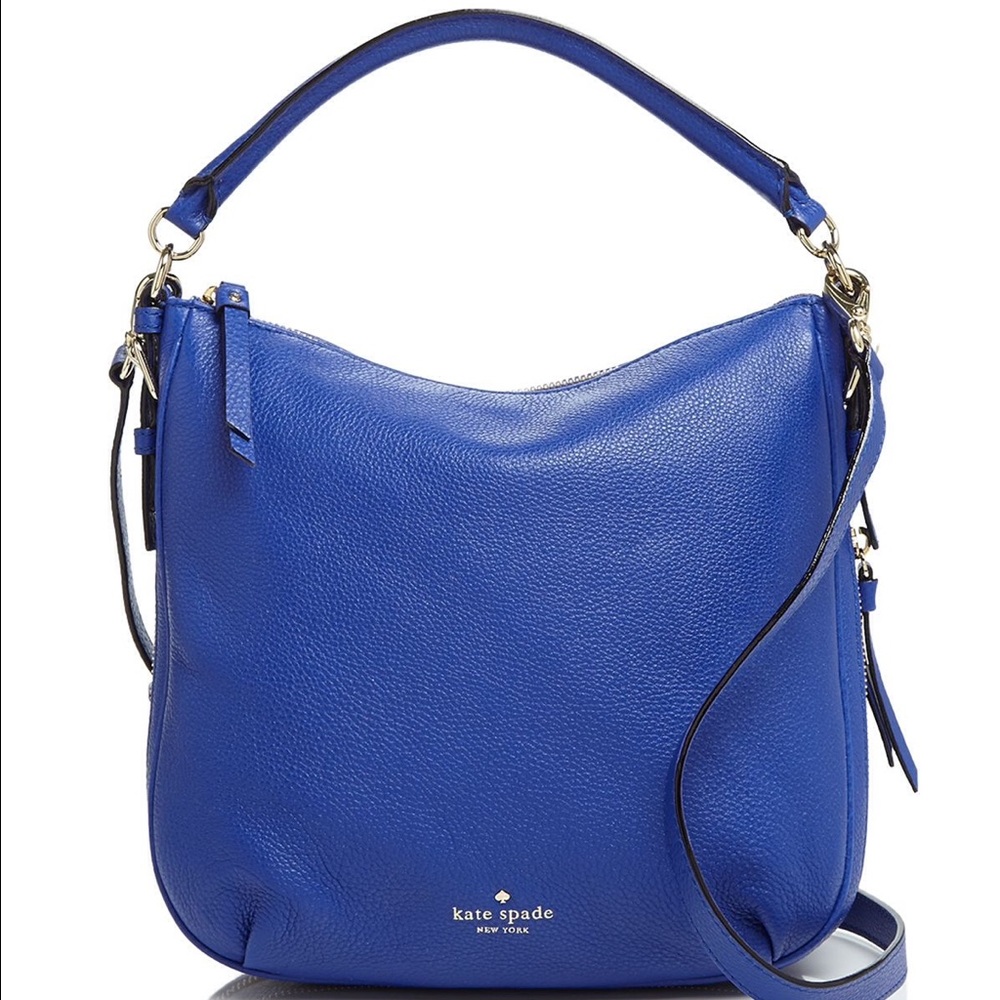 Kate Spade Cobalt Small Ella Crossbody Hobo