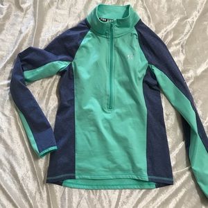 Victoria secret 3/4 zip Long sleeve top. Size S