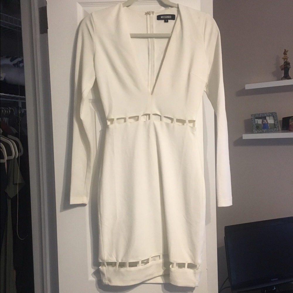 Misguided white dress