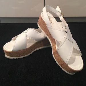 White sandals size 39  but I'm usually a 8.5.