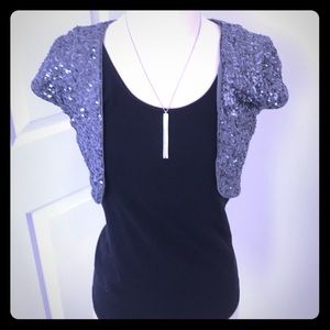 💗Express Sequin Cropped Shaw💗