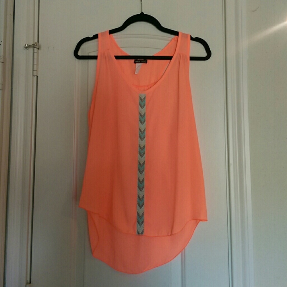 Racerback blouse