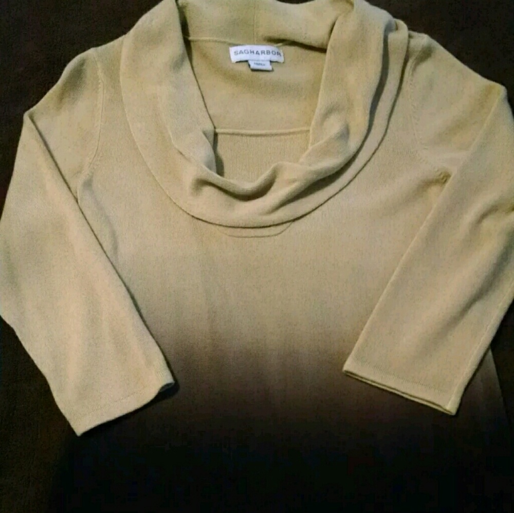 Sag harbor small brown multi sweater
