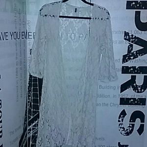 Lite Weight Lace Shawl Coat
