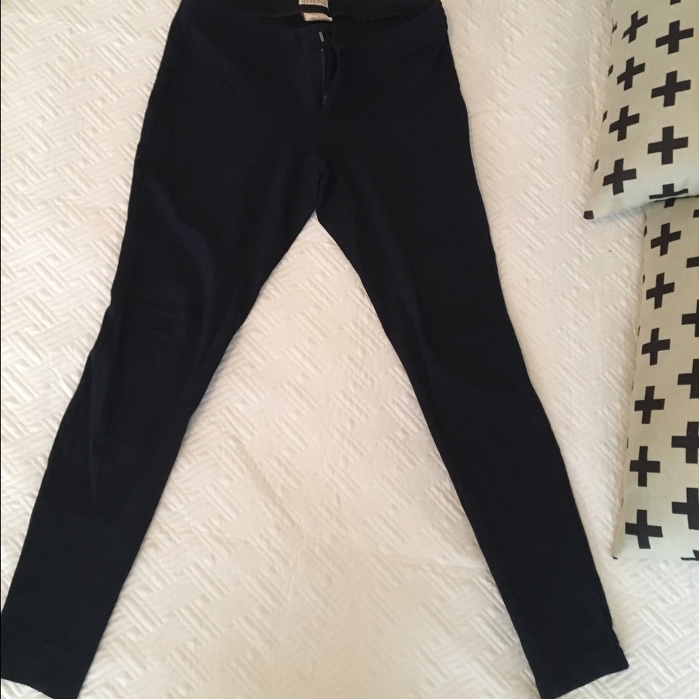 Navy skinny stretch dress pants