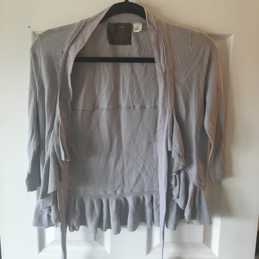 ANTHROPOLOGIE Guinevere gray sweater