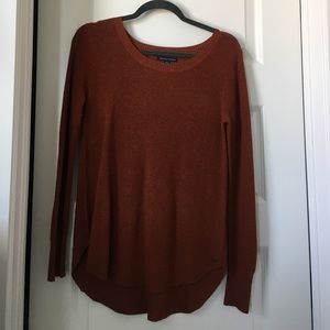 burnt orange long sleeve sweater