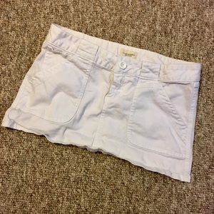 Abercrombie & Fitch White Denim Mini Skirt - 4