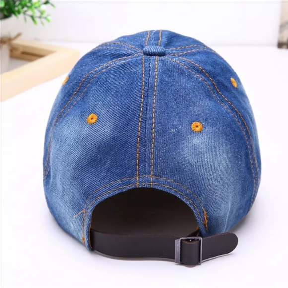 Vintage Distressed Denim Baseball ⚾️ Caps. - Picture 3 of 3