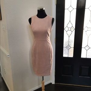 Lovely Calvin Klein suede like dress.
