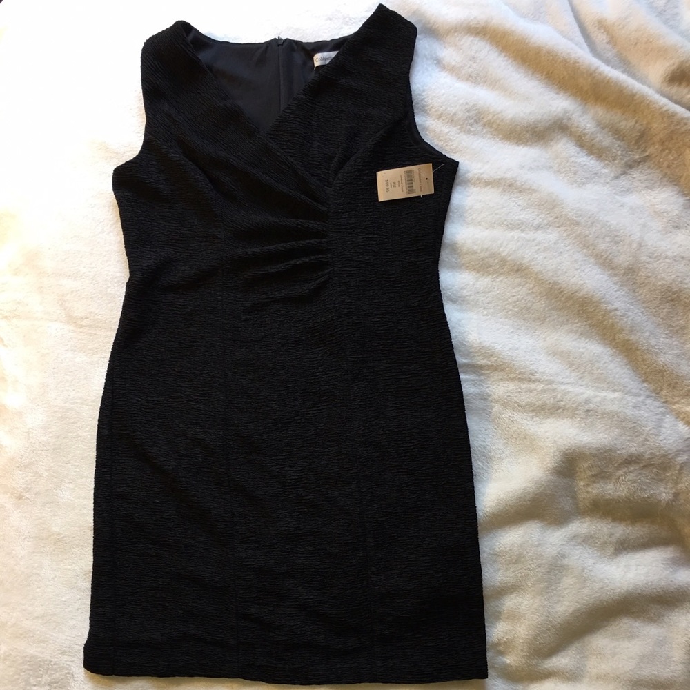 NWT Coldwater Creek crinckled V neck dress - Picture 1 of 5