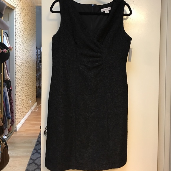 NWT Coldwater Creek crinckled V neck dress - Picture 2 of 5