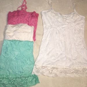 BUNDLE of 4 camisoles