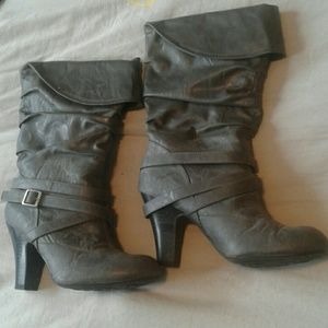 Calf high boots