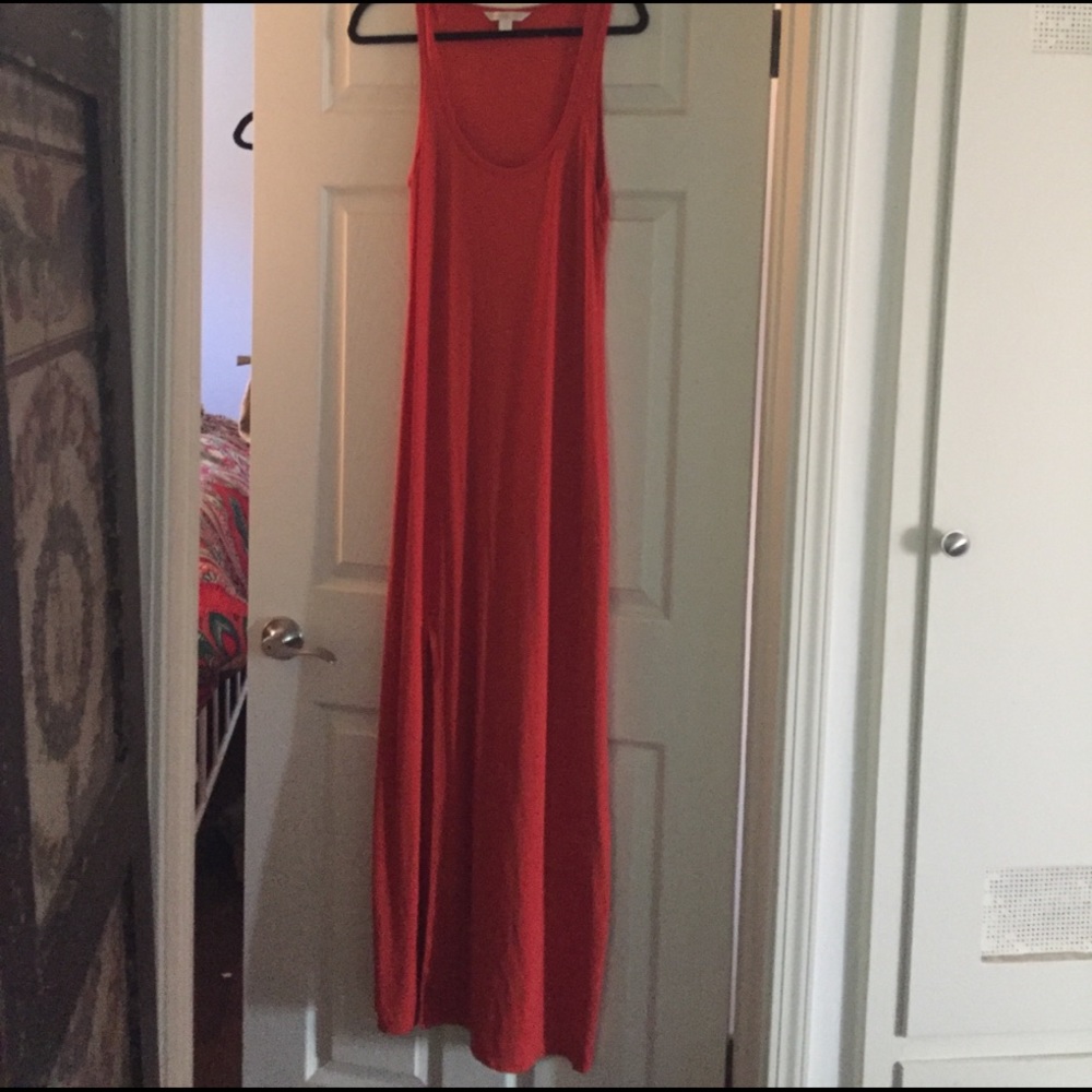 Coral/orange Boston Proper tank dress.