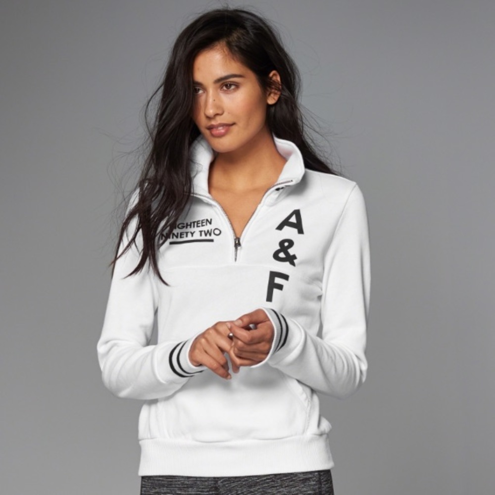 ANF white sweatshirt
