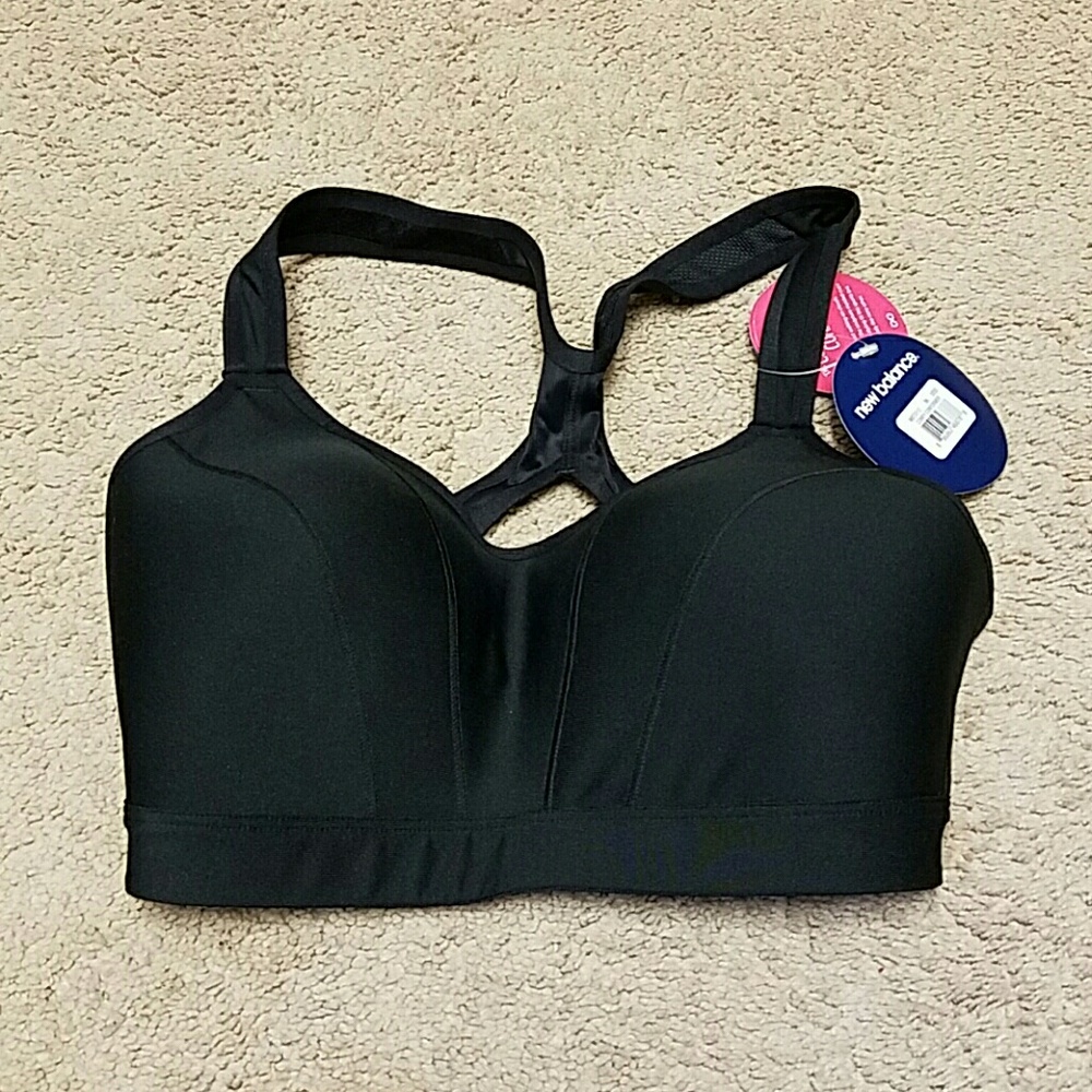 NWT New Balance racerback  Sport bra Sz 32DD