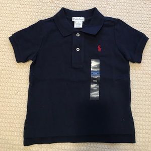 NWT Ralph Lauren Polo Shirt (French Navy) -  18M