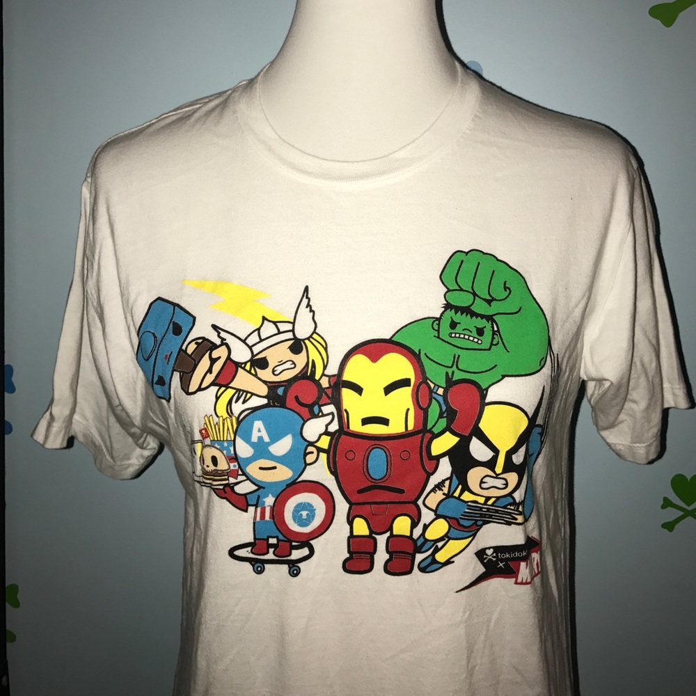 tokidoki Marvel men's shirt