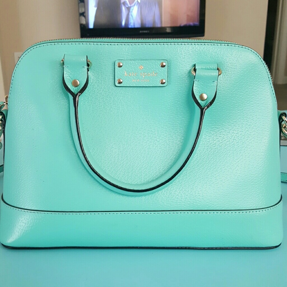 Kate Spade mint green purse