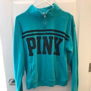 PINK victoria's secret half zip