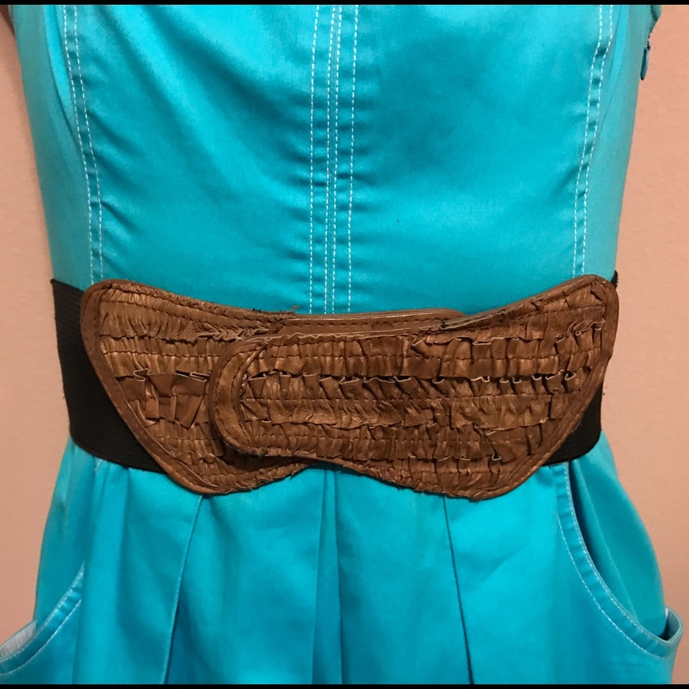 Leather Snap Belt
