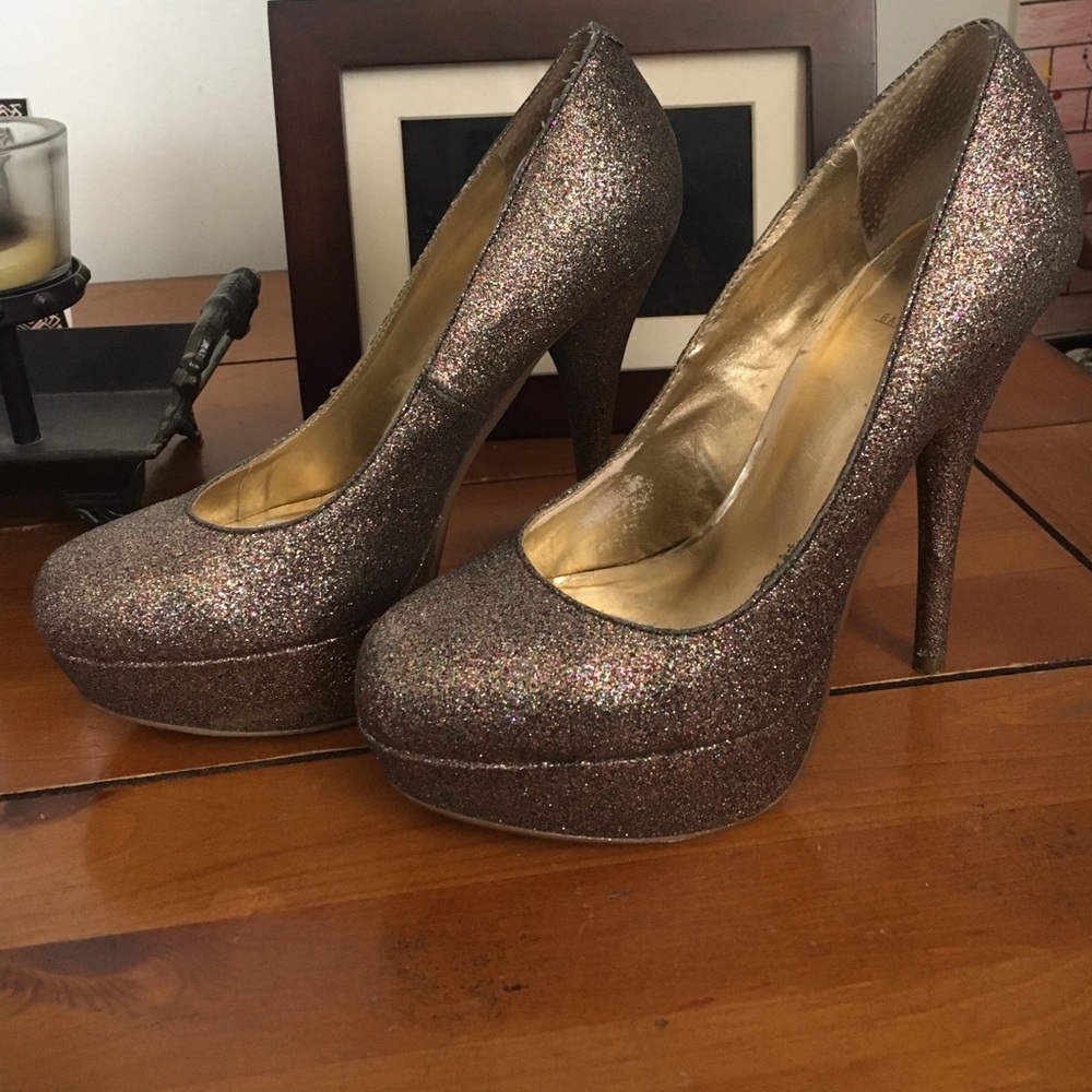 Baker's glitter stilettos ⚡️❤️