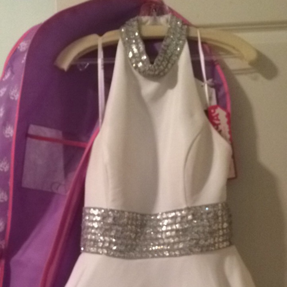 Paparazzi White Prom Dress Size 12