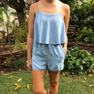 Chambray WYLD HART Romper