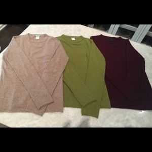 Three Cashmere T-shirts